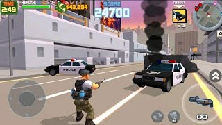 Grand Gangster City: Pixel 3D Gun Crime Game-android gameplay 2021 screenshot 2