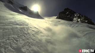 This Speedrider Skis an Avalanche Off a Cliff | Chamonix Airways screenshot 2