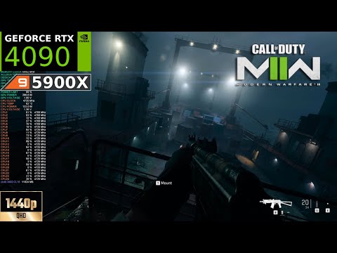 MWII Campaign | RTX 4090 1440p Ultra Settings | Ryzen 9 5900X