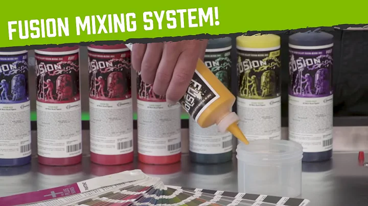Introducing the Fusion Mixing System: A New Way to Create Custom Water Based Ink Colors