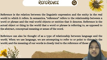 Sense and Reference in Semantics