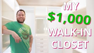 DIY DREAM Closet for just $1000 | Wardrobe Design | Woodworking Project On A Budget screenshot 4