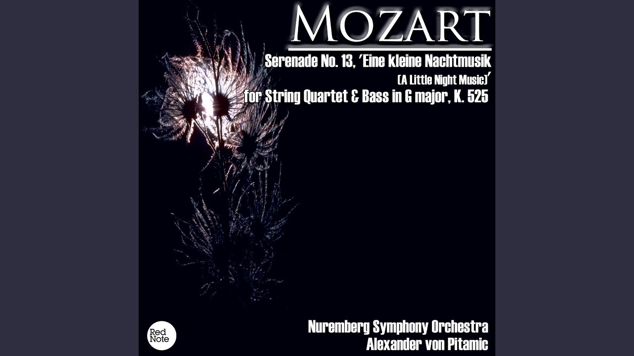 Serenade No. 13, 'Eine kleine Nachtmusik (A Little Night Music) ' for String Quartet & Bass in... Serenade No. 13, 'Eine kleine Nachtmusik (A Little Night Music) ' for String Quartet & Bass in...