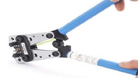 HX 50B Crimping Plier , Heavy Duty Wire Crimper For Battery Wire Terminal Review, Heavy duty easily