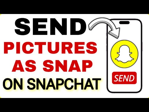 How To Send Pictures As Snaps On Snapchat | Send Snaps From Camera Roll