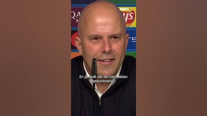Arne Slot reageert verrast op Engelse journalist 😅