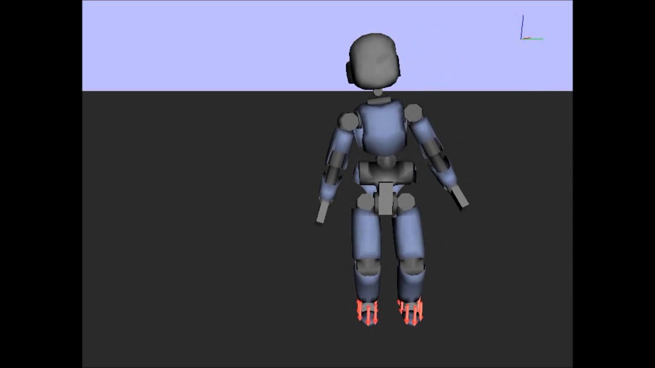 Xde Simulation Whole-Body Control with Contacts of iCub using XDE simulator - YouTube