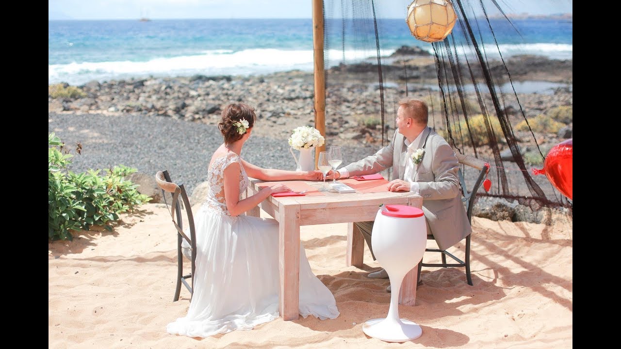 Beach Wedding In Tenerife Youtube