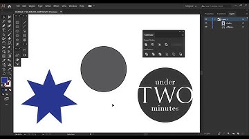 Intersect pathfinder function with Illustrator in Under Two Minutes