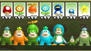 New Super Mario Bros. Wii - All Spike Power-Ups