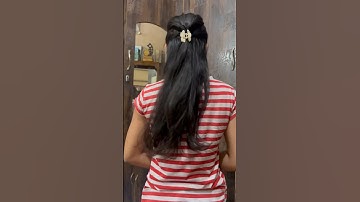 Try this claw clip hack ||hairstyle|| #youtubeshorts #hairstyles #clawcliphack #viral #hack #hairdo