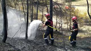 Incendie dans le Nord du Vaucluse : le feu est désormais fixé, 130 hectares ravagés par les flammes