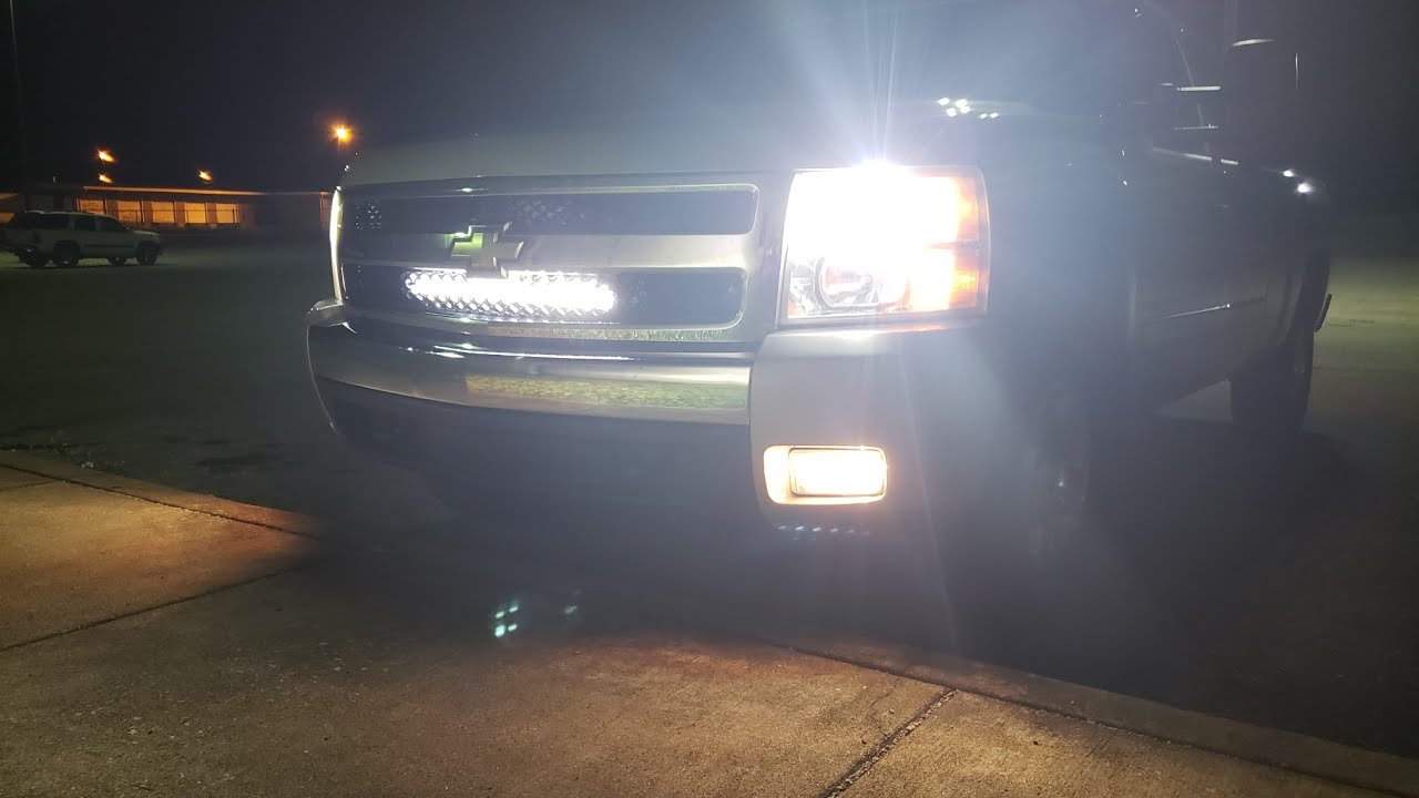 2007-2013 Silverado LED headlight install - YouTube