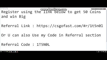 Referral Link & Referral Code CSGOFAST.COM July 2016