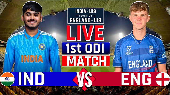 Live Ind U-19 vs Eng U-19 1st Odi Match | India U-19 vs England U-19 Live | Today Live Cricket Match