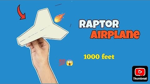 How to Make Raptor Paper Airplane 🤩 #shorts #viral #papercraft #aeroplane 