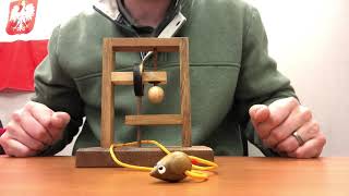 Wood Rope Puzzle Mouse Trap Solution
