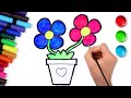 Aprende a Dibujar Maceta de Flores | Chiki Arte | Dibujos Fáciles