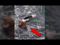 He filmed himself swimming in a whirlpool