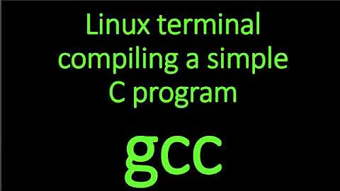 compile simple C program with gcc