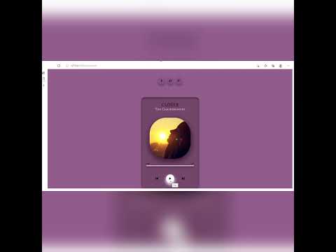 Music Player 🎶|| Using HTML,CSS  and JavaScript.