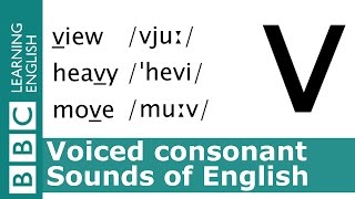 English Pronunciation 👄 Voiced Consonant - \/v\/ - 'view', 'heavy' and 'move'