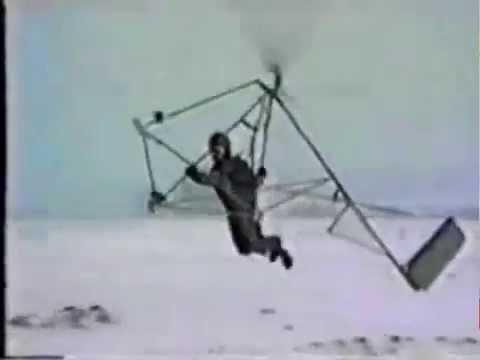 Ultralight gyrocopter hang glider.