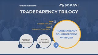 Tradeparency - Solution Demo with Q&A (Webinar)