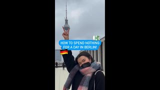 How to spend nothing for a day in Berlin | #shorts screenshot 2