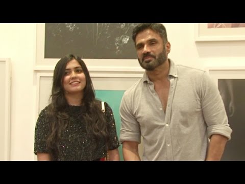 Sunil Shetty At Art Exhibition In Pune