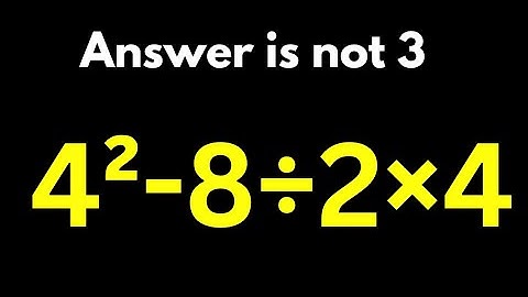 Only 1 in 5 Can Solve This Equation!
