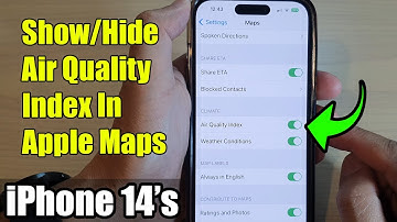 iPhone 14/14 Pro Max: How to Show/Hide Air Quality Index In Apple Maps