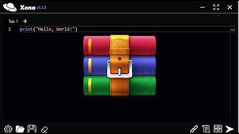 open xeno via winRAR