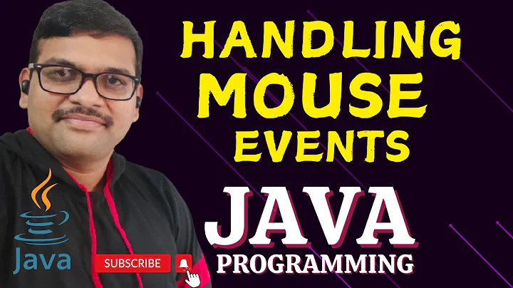 HANDLING MOUSE EVENTS - JAVA PROGRAMMING