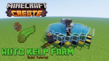 Minecraft: Create - Auto Kelp Farm Beginner Tutorial