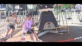 Flying High on the Swing Ride! 🎠 | Fun on the Carousel