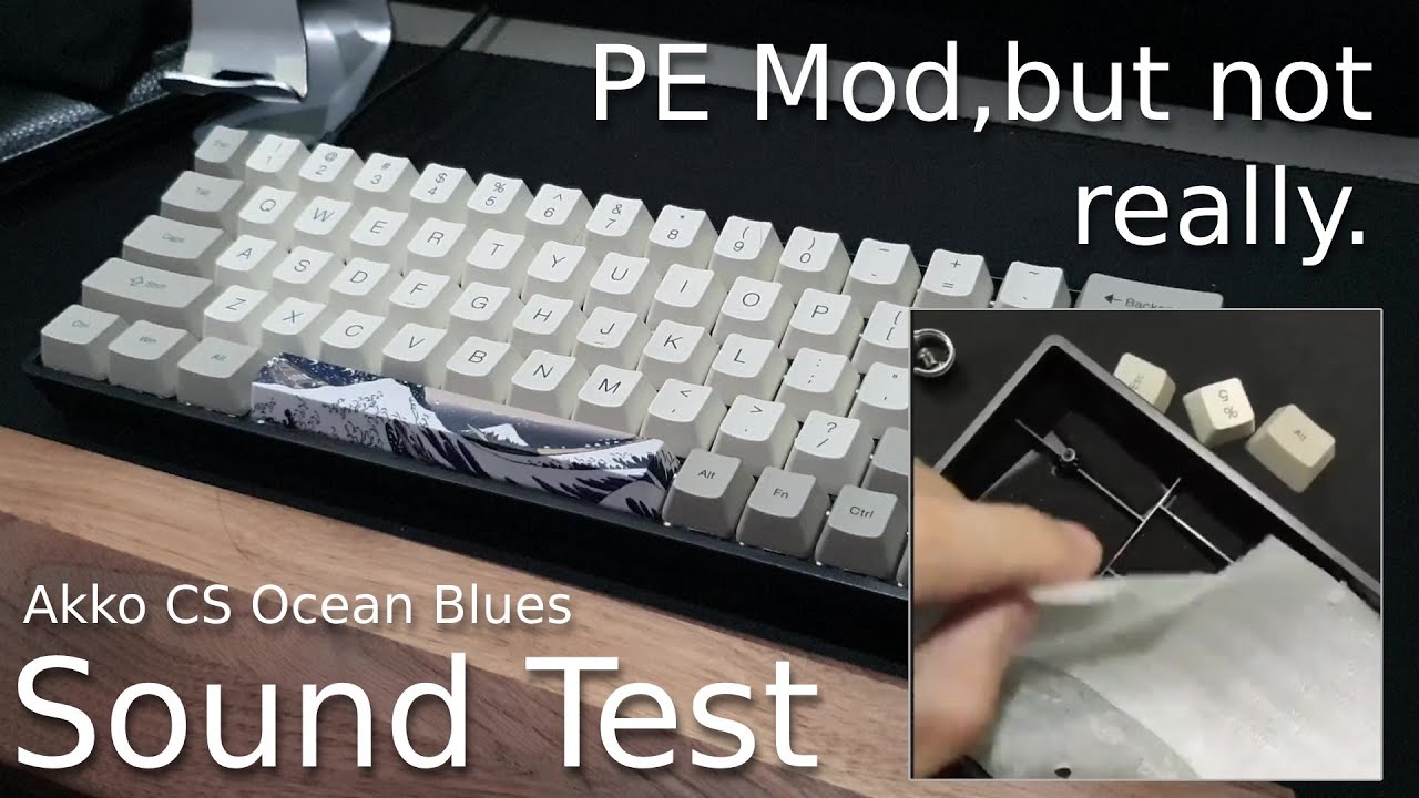 Also did the PE foam mod and it does sound better : r/MechanicalKeyboards