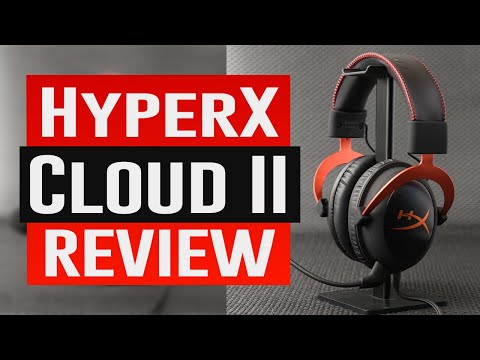 HyperX Cloud II Gaming Headset with 7.1 Virtual Surround Sound - Red 