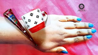 Simple mehandi tricks | simple mehandi design for hand