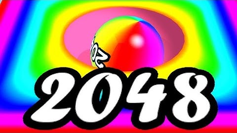 2048 Ball Run & Merge Satisfying Games - iOS Android all levels mobile gameplay 👌👍😎 walkthrough