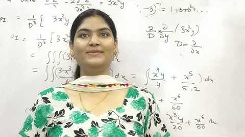 Particular integral for algebraic functions