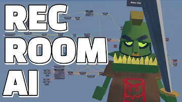 How to Make a Rec Room Goblin AI (UPDATED)