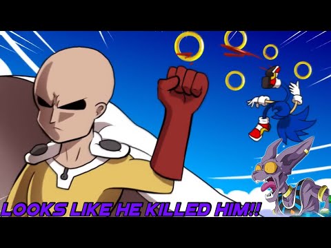 TWO AGAINST ONE?!! | Sonic The Hedgehog Vs One Punch Man Fan Animation [Beerus Reacts]