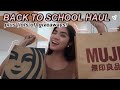 BACK TO SCHOOL HAUL 2020: Muji, National Bookstore, etc. + *CLOSED GIVEAWAY* | Kristine Abraham