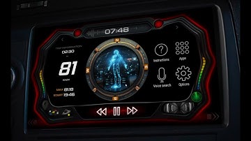 Alien 2 - modern dynamic theme for car head unit