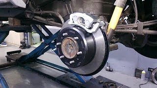 Toyota Tacoma UPI rear drum to disc conversion kit installation guide