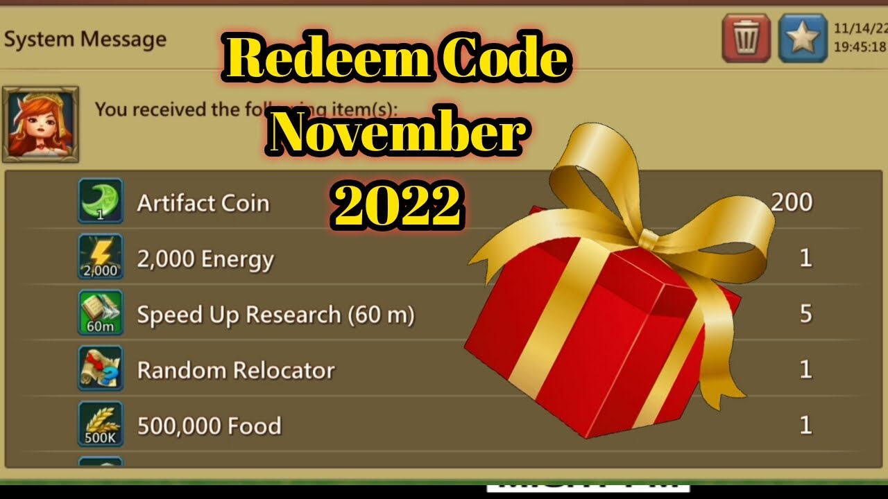 Lords Mobile Redeem Code November 2022 | lords mobile coupon | lords mobile code