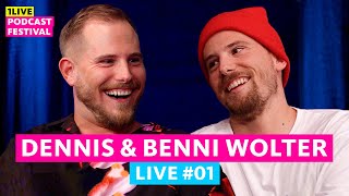 Teil 1: Dennis & Benni Wolter LIVE | 1LIVE Podcastfestival