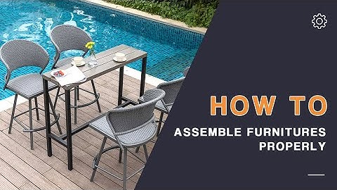 PATIO BAR TABLE | ASSEMBLY VIDEO