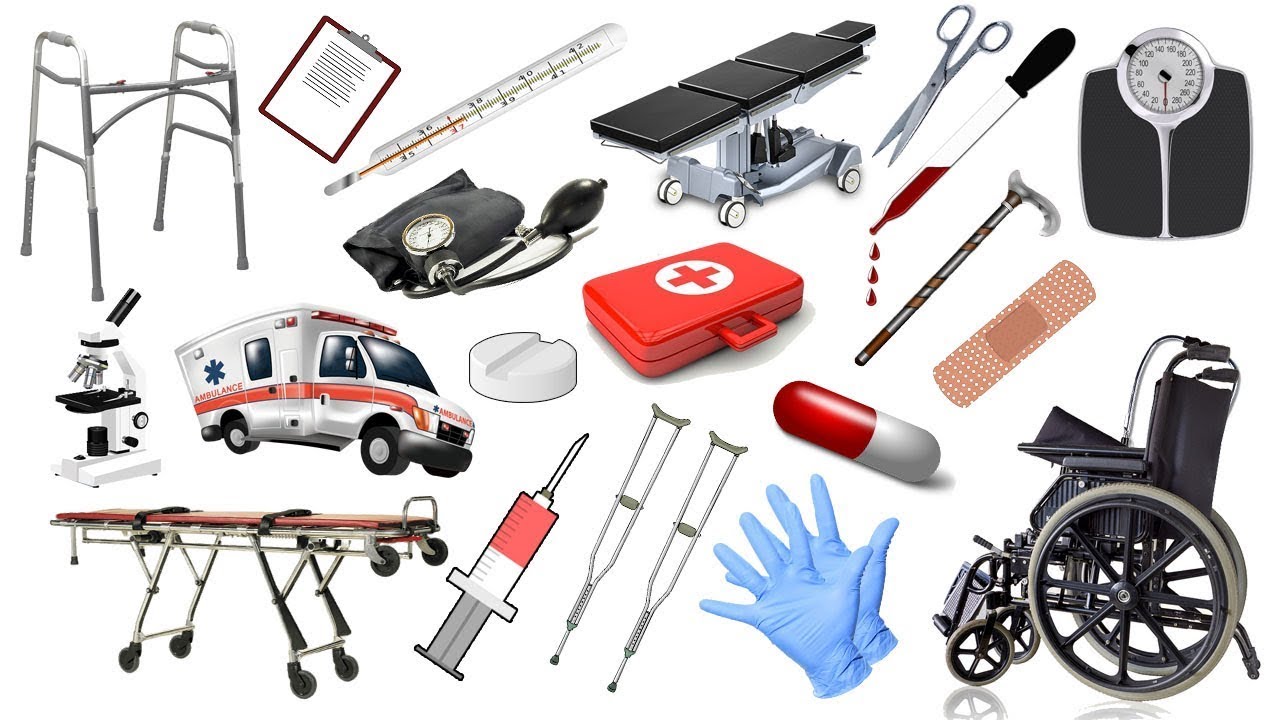 تعلم جميع اسماء الادوات الطبية بالفرنسية بالصوت والصورة | Outils médicaux en français